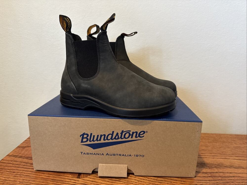 Blundstone 2055 All Terrain Elastic Side Boot Rustic Black Women's Size 8